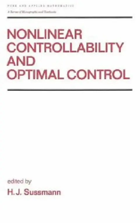 Cover of Nonlinear Controllability and Optimal Control