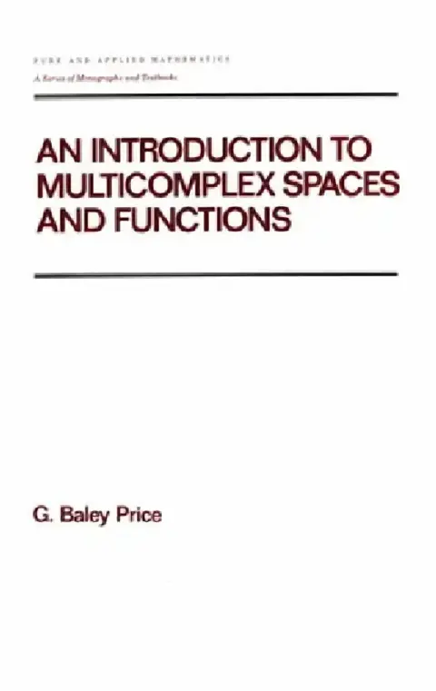 Cover of An Introduction to Multicomplex Spates and Functions