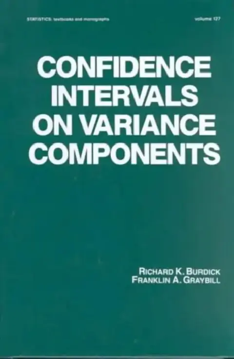 Cover of Confidence Intervals on Variance Components