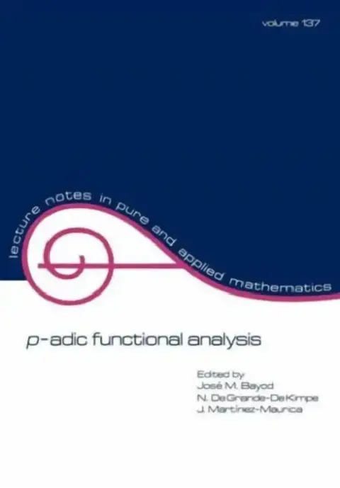 Cover of P-Adic Function Analysis