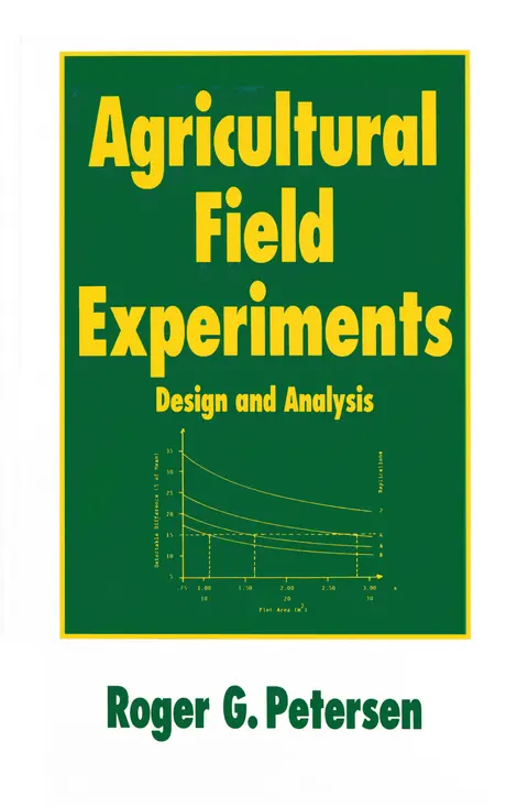 Cover of Agricultural Field Experiments
