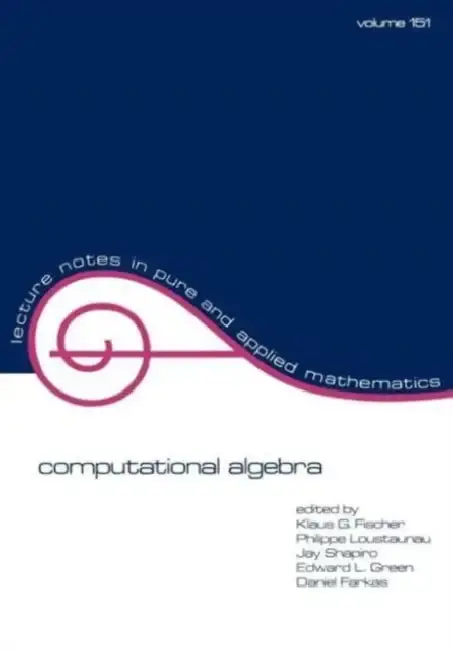 Cover of Computational Algebra