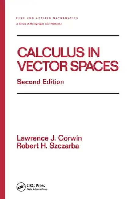 Cover of Calculus in Vector Spaces, Revised Expanded