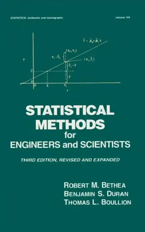 Cover of Statistical Methods for Engineers and Scientists