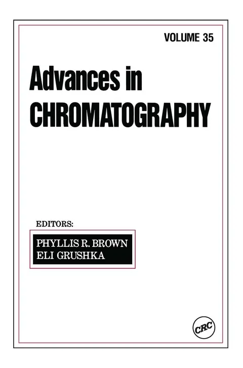 Cover of Advances in Chromatography