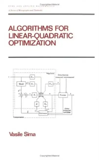 Cover of Algorithms for Linear-Quadratic Optimization