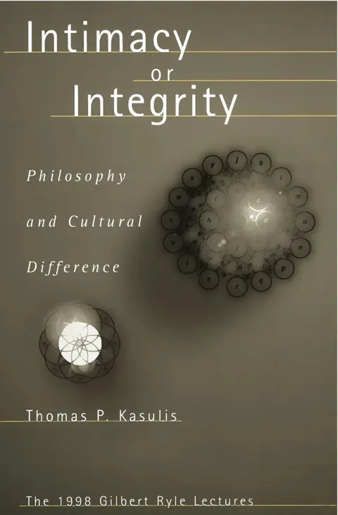 Cover of Intimacy or Integrity
