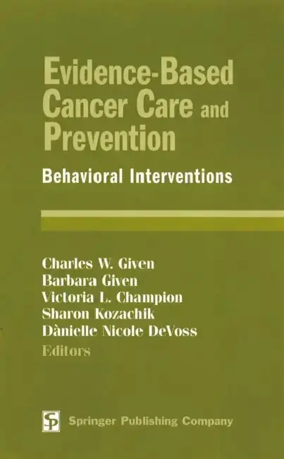 Cover of Evidence-Based Cancer Care and Prevention