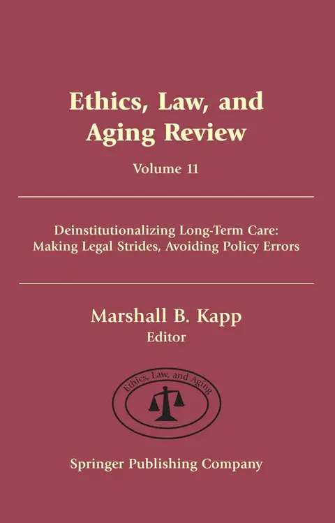 Cover of Ethics, Law and Aging Review
