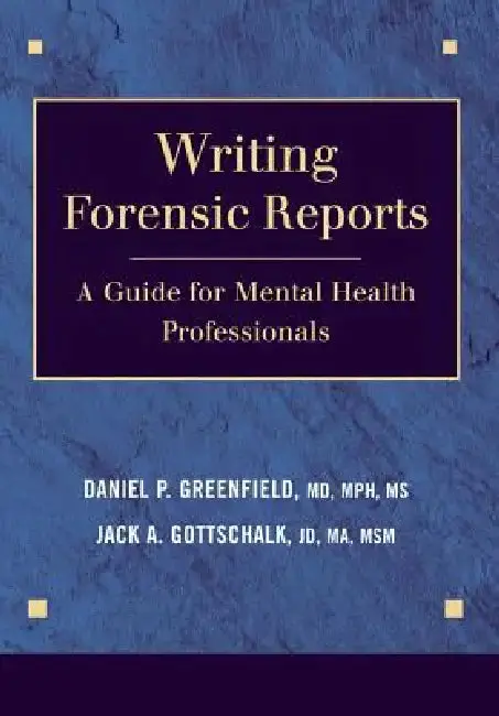 Cover of Writing Forensic Reports