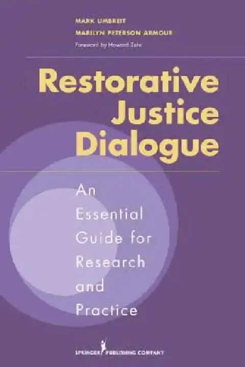 Cover of Restorative Justice Dialogue