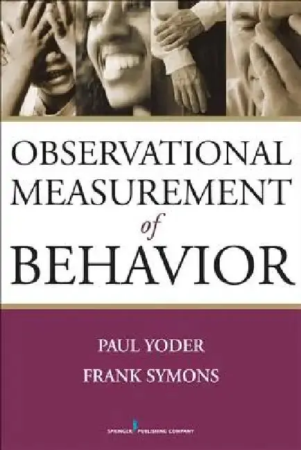 Cover of Observational Measurement of Behavior
