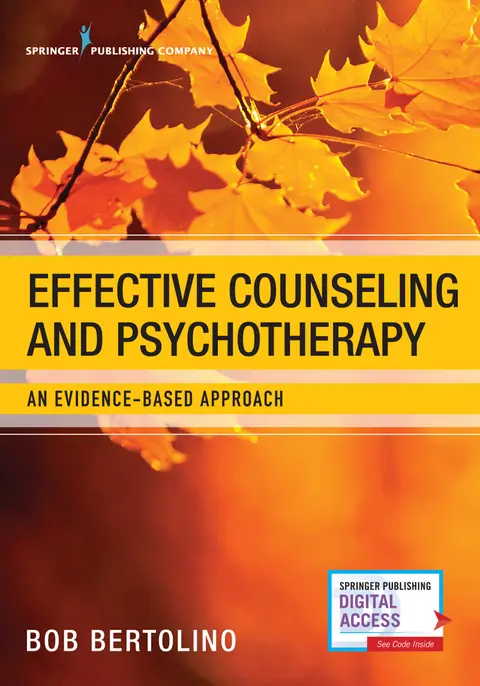 Cover of Effective Counseling and Psychotherapy