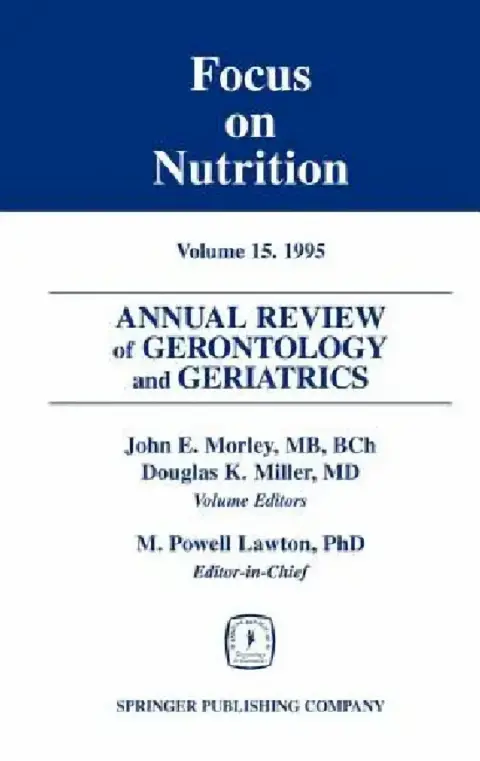 Cover of Annual Review of Gerontology and Geriatrics, Volume 15, 1995