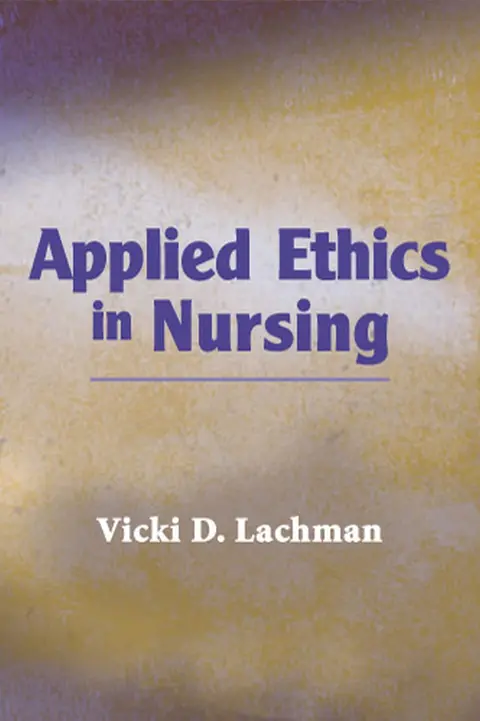 Cover of Applied Ethics in Nursing