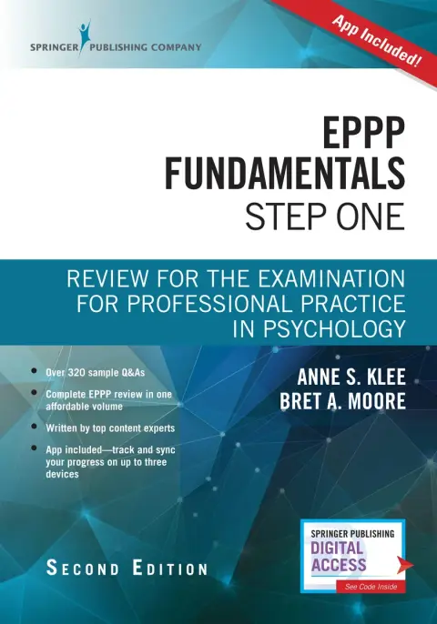 Cover of EPPP Fundamentals Review Guide, Step One, 2/e