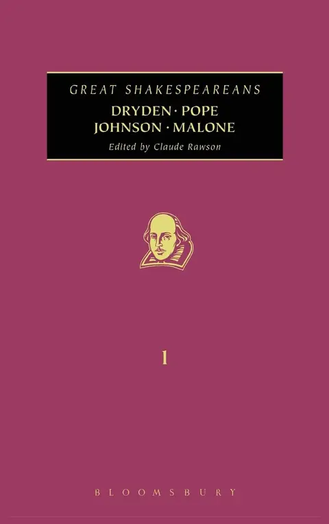 Cover of Dryden, Pope, Johnson, Malone