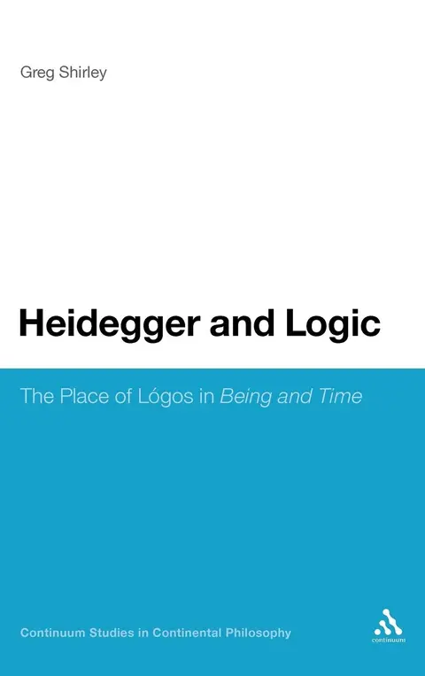 Cover of Heidegger and Logic
