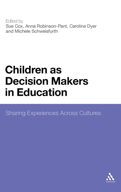 Cover of Children as Decision Makers in Education