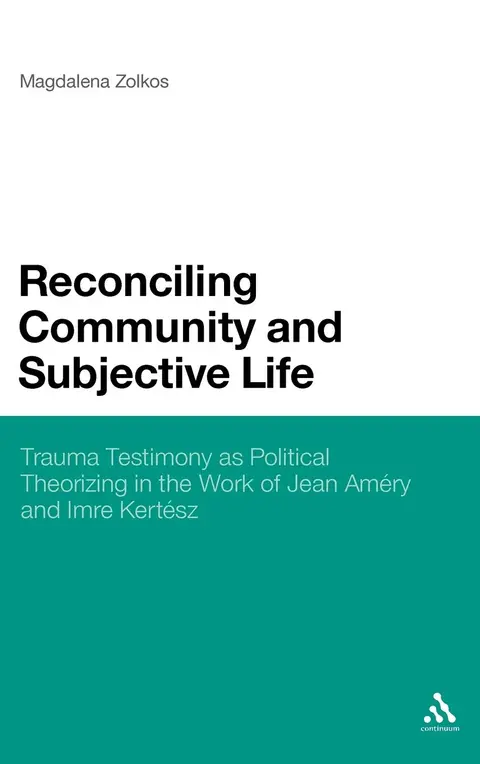 Cover of Reconciling Community and Subjective Life