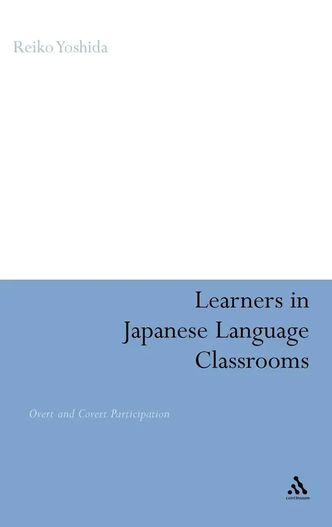 Cover of Learners in Japanese Language Classrooms
