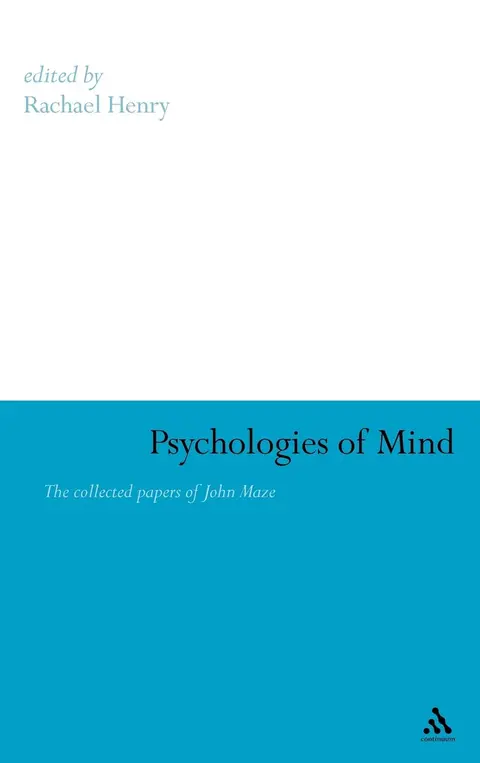 Cover of Psychologies of Mind