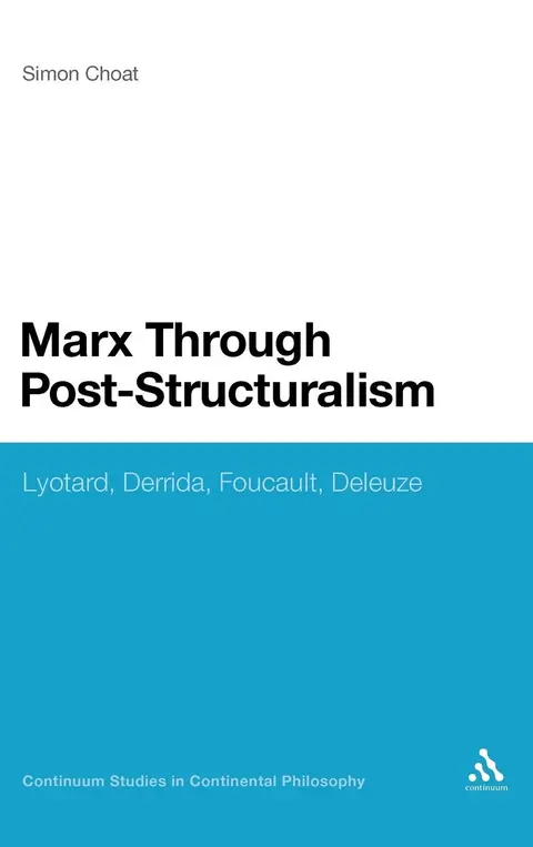 Cover of Marx Through Post-Structuralism