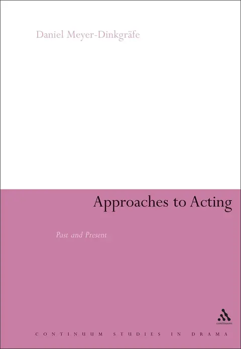 Cover of Approaches to Acting