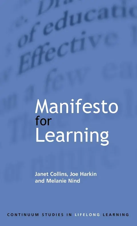 Cover of Manifesto for Learning