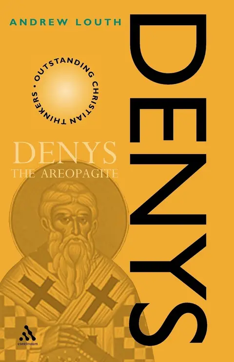 Cover of Denys the Areopagite