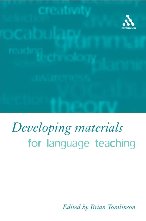Cover of Developing Materials for Language Teaching