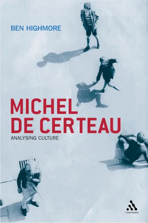 Cover of Michel De Certeau