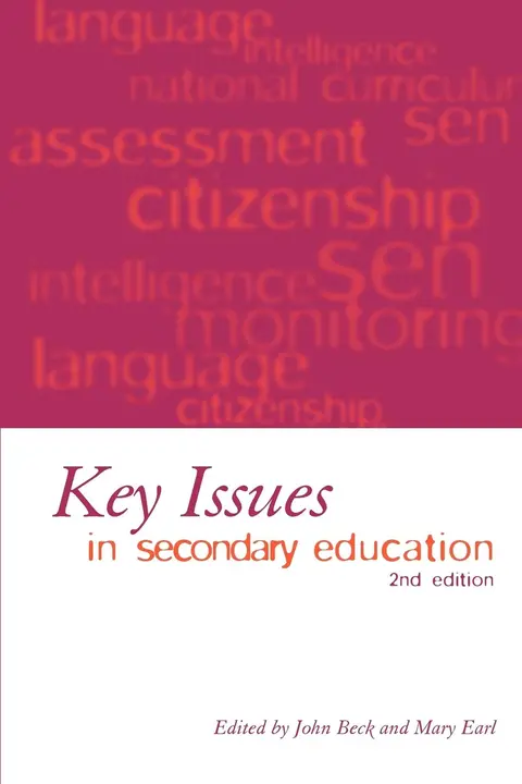 Cover of Key Issues in Secondary Education