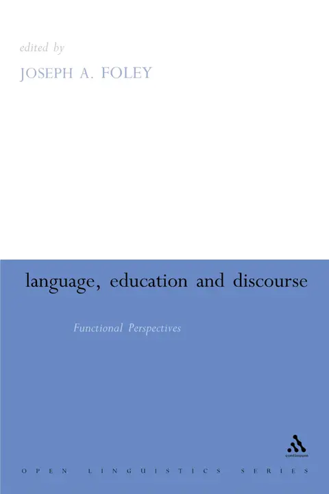 Cover of Language, Education and Discourse