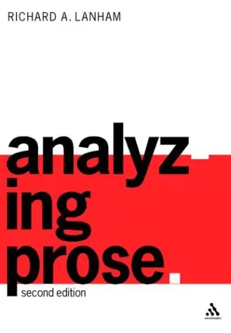 Cover of Analyzing Prose