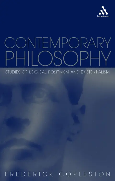 Cover of Contemporary Philosophy