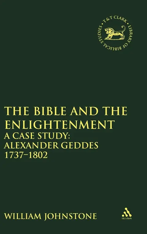 Cover of Bible and the Enlightenment