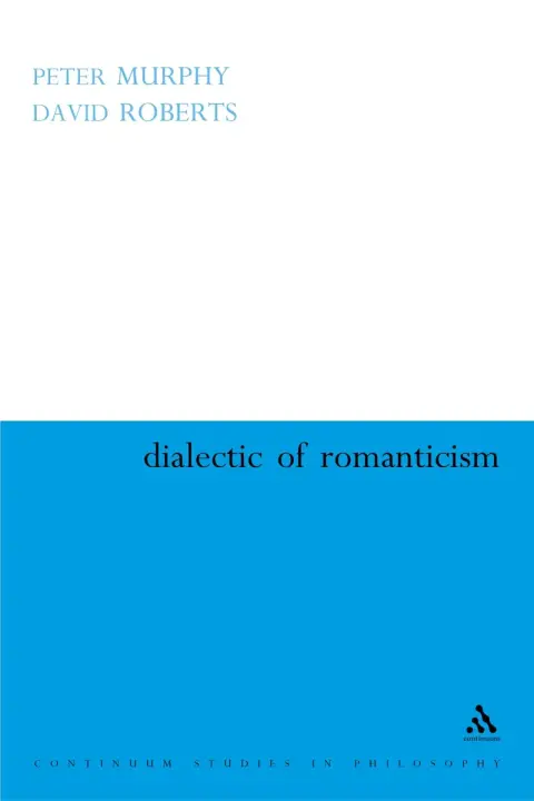 Cover of Dialectic of Romanticism