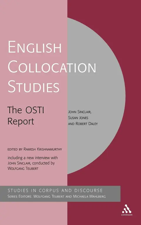 Cover of English Collocation Studies