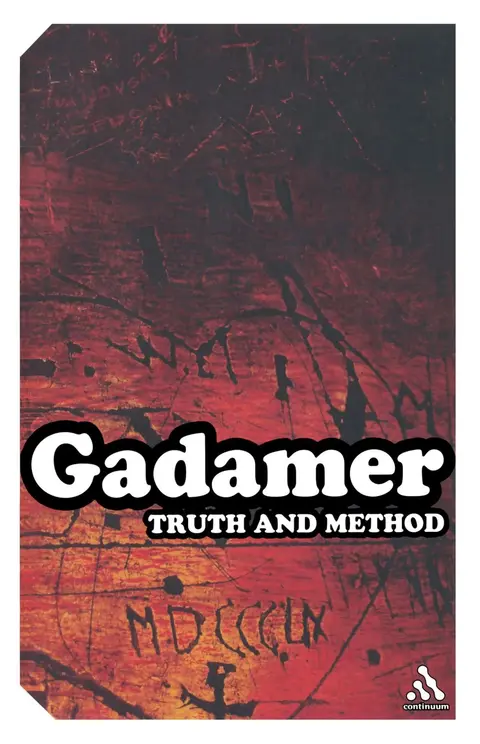 Cover of Truth and Method
