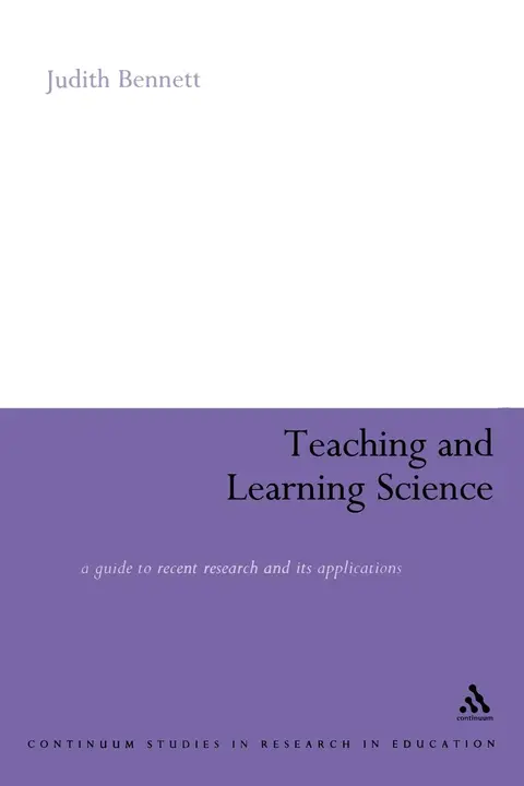 Cover of Teaching and Learning Science