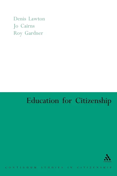 Cover of Education for Citizenship