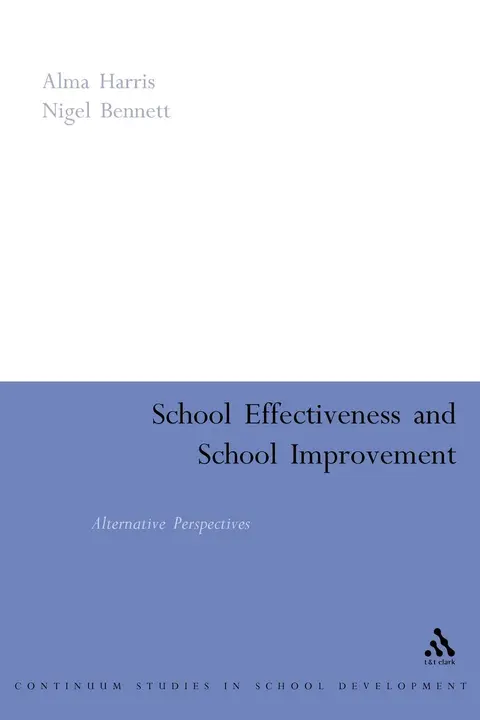 Cover of School Effectiveness and School Improvement