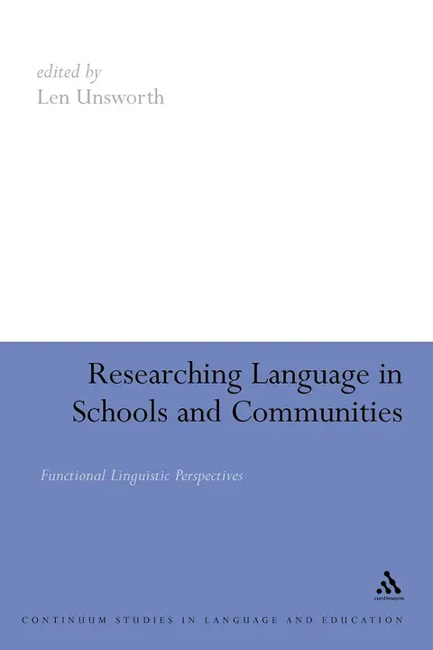 Cover of Researching Language in Schools and Communities