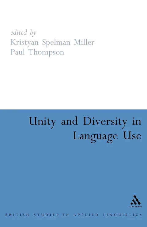Cover of Unity and Diversity in Language Use
