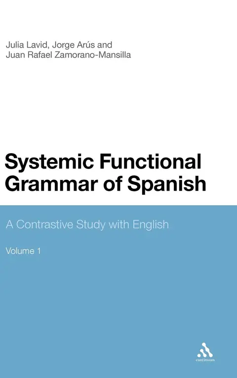 Cover of Systemic Functional Grammar of Spanish