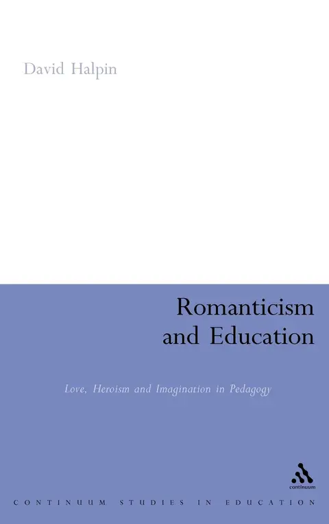 Cover of Romanticism and Education