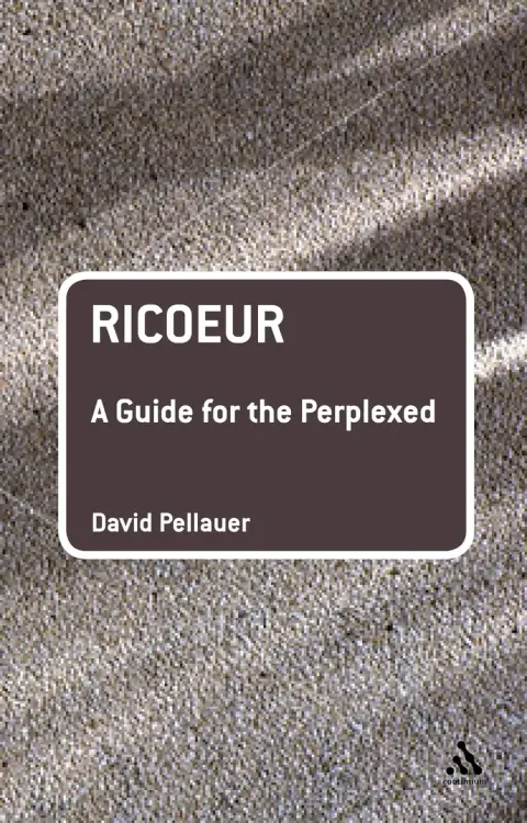 Cover of Ricoeur