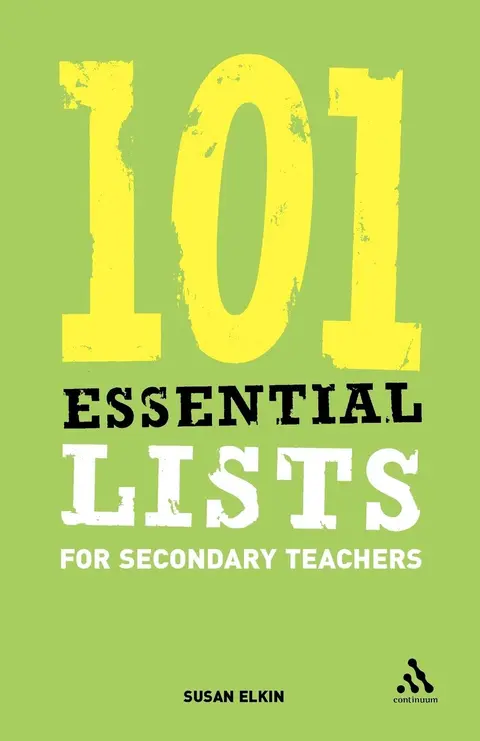 Cover of 101 Essential Lists for Secondary Teachers
