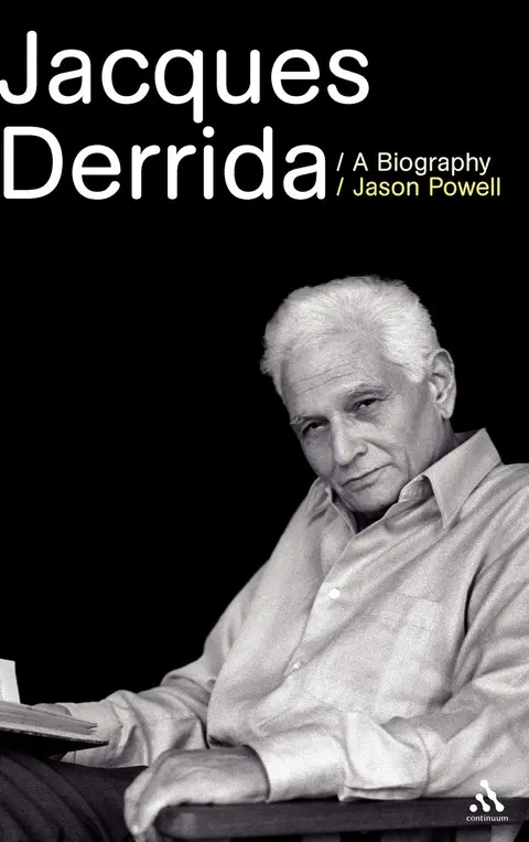 Cover of Jacques Derrida
